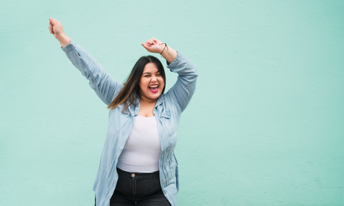 happy finance manager